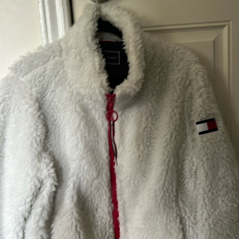 Tommy Hilfiger ladies fleece white size L